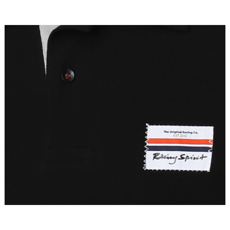 Polo Racing Spirit Logo Manches Courtes - RS-PL-0004.N.XS - RS/PL/0004/071/XS
