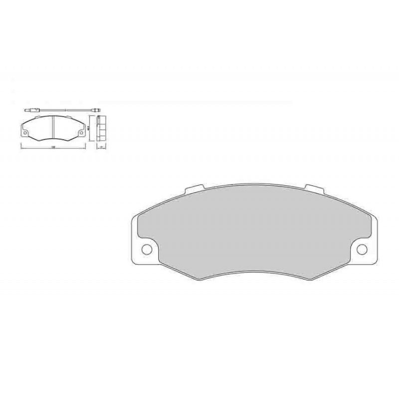 Plaquettes de Frein Galfer 1055 Renault 19 - GA-1942300 - 1942300 - 8400160942301