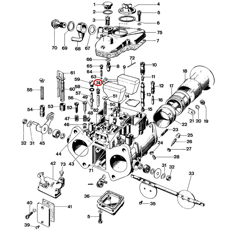 Gicleur Air Starter Weber - W-7750515000 - 7750515000 - 3661768748527