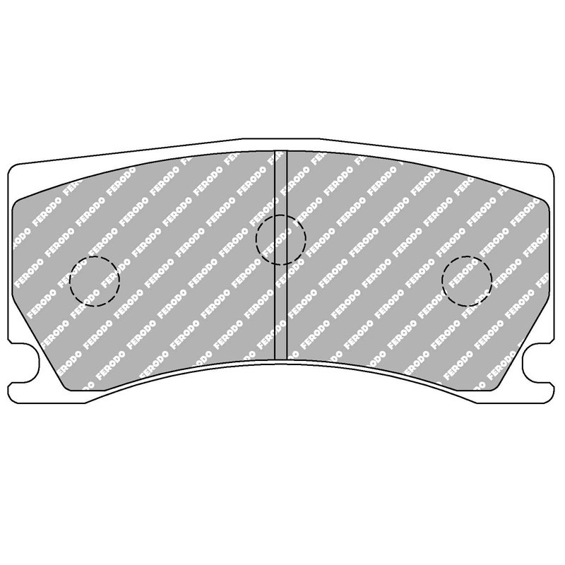 Plăcuțe de frână Ferodo DSUNO față pentru Peugeot 308 1.6 GTi 270 272cv / RCZ R cu etrier de frână Alcon - F-RP3135Z - FRP3135Z - 3661768748831
