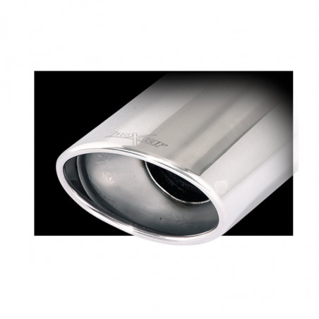 Sortie Echappement Inoxcar ovale 120/80mm longueur 250mm