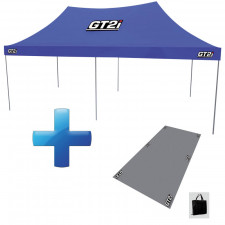 Pack Tenta GT2i Race blu 3x6 acciaio+ Telone
