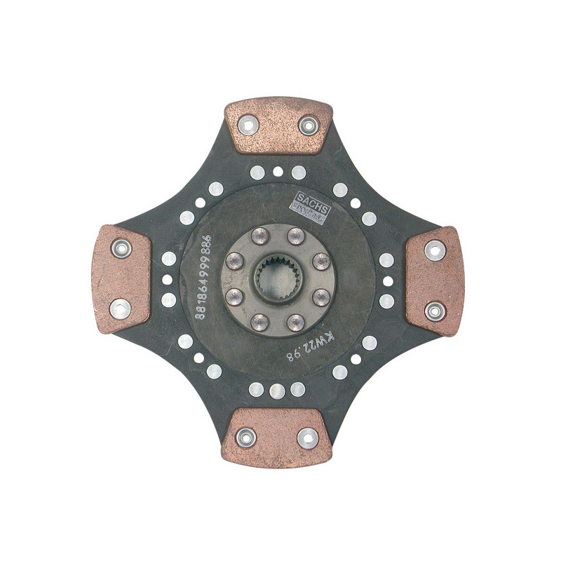 Koppelingsplaat BRATEX 3 pads gedempt gesinterd metaal Fiat 131 1300/Tipo - EMB-2763 - 2763CX - 3661768870464