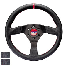 Sparco R383 Champion plat lederen stuurwiel - 015R383PLUN.R - 015R383PLUN