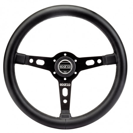 Volante Sparco Targa 350 Pelle Liscia Nero