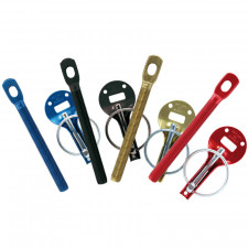 Aluminum Dakar-style hood latches (pair)