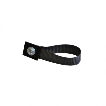 Poignée intérieure de porte Noire GT2i Race Longueur 250mm / Boucle 110mm