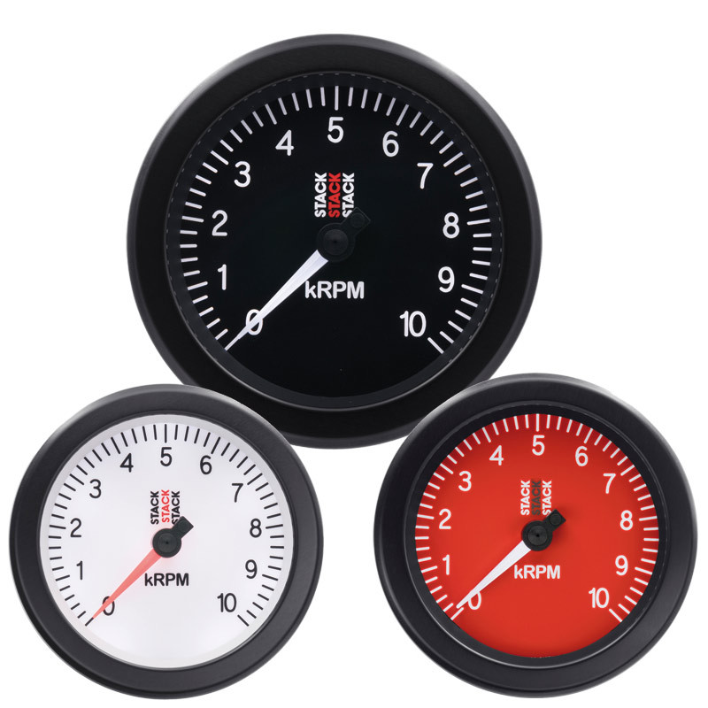 Contagiri Stack ST100 Sport Diametro 88mm 0-10K RPM - ST-100-010.N - ST100-010