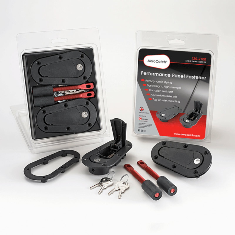 Attaches Capot Aerocatch® avec Fermeture à clefs (la paire) - AS-499NAC - 120-2100 - 3661768329665