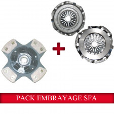 Pack Frizione Spingidisco + Disco Ceramico Sinterizzato Amortizzato 200mm Peugeot 205 GTi