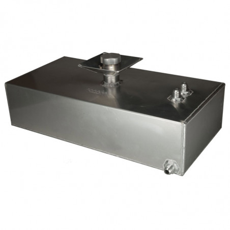 6 Gallon Square Aluminium JIC Foam Filled Fuel Tank with Splash Bowl