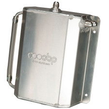 Oliecollector OBP 2L Aluminium 80x145x205mm JIC6 - OBP-M02J - OBPM02J - 3661768862735