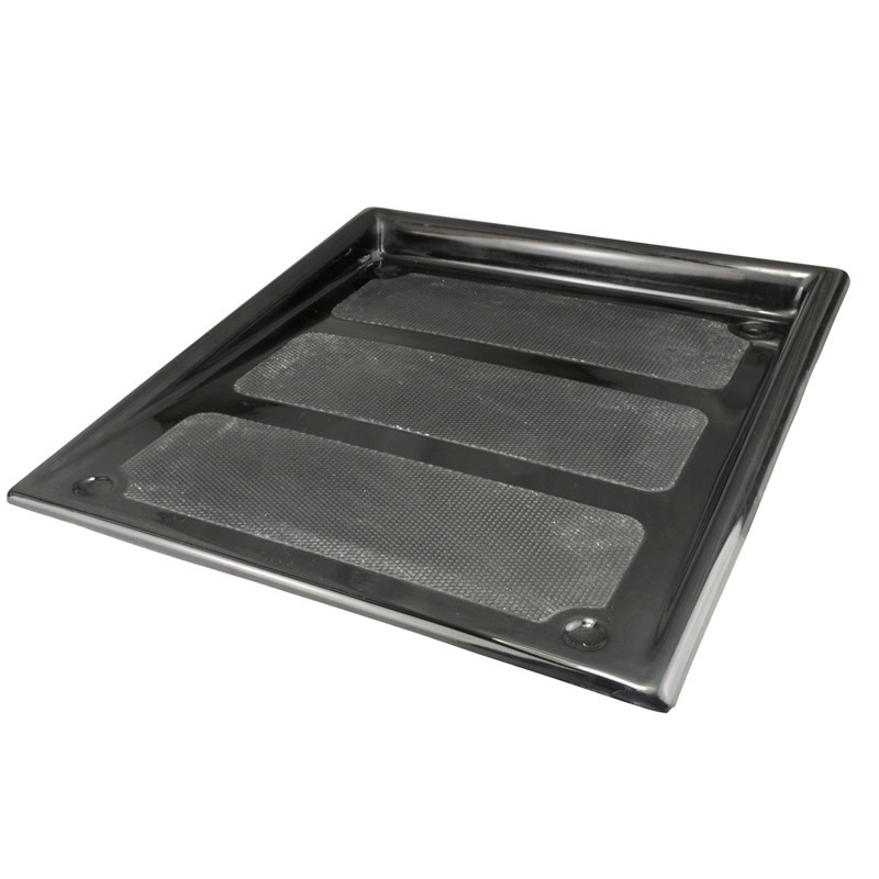 Pilot vloer zwart GRP OBP 405x440mm - OBP-CF002GRP - OBPCF002GRP - 3661768576564