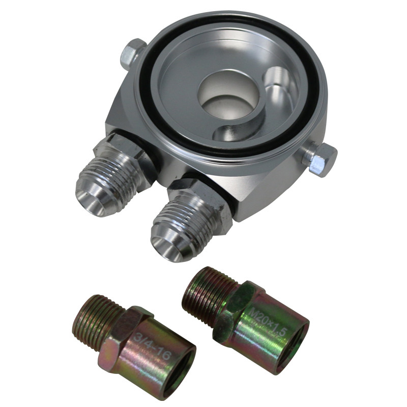 Piastra Filtro Olio Dash 8 + 2 Vite Estensione 20x150 e 3/4UNF - G-SP202-08 - SP1-CAP-08 - 3661768438381