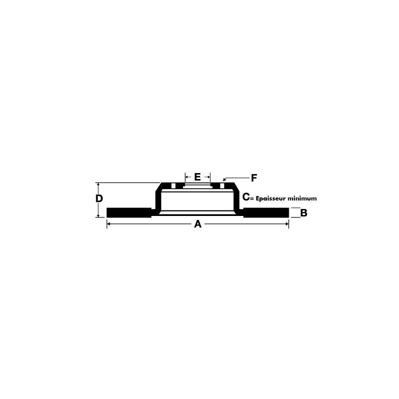 4 Gats Voorremschijven Tarox F2000 Suzuki Swift 1.6 16S - TA-2956-F2000 - F2000 2956 - 3661768543788