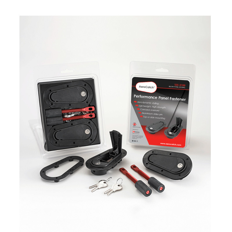 Aerocatch® motorkapsluiting sleutel x2 - AS-499BAC - 125-2100 - 3661768111304