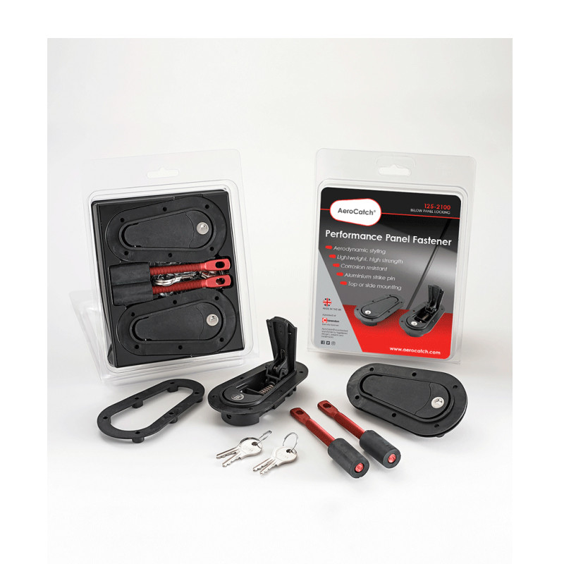 Fissaggio cofano Aerocatch® fissaggio sotto chiave x2 - AS-499BAC - 125-2100 - 3661768111304