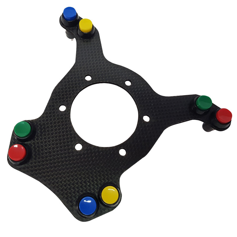 Platina carbonio 8 pulsanti per volante - SPE-PLATINE-PROC - 3666618785769