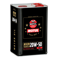Motul Klassieke Motorolie 5L 20W50 - MOT-C20W50-5L - 110622 - 3374650294261