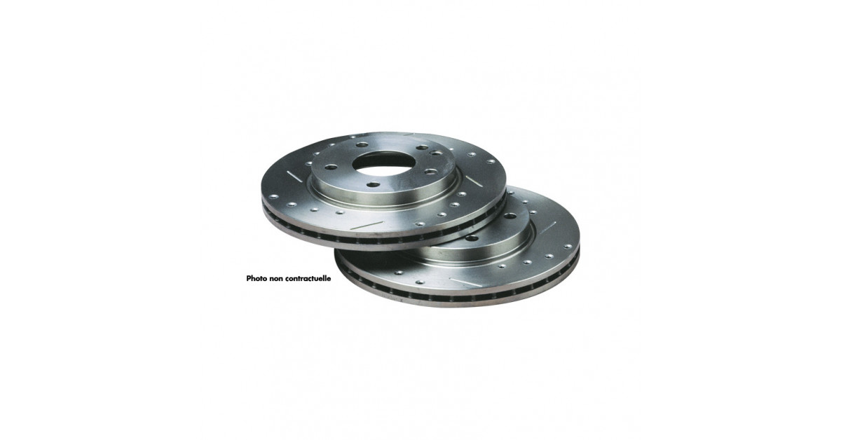 Jeu De 4 Disques De Frein Percés & Rainurés Pour BMW M3 E36 - Marque E-approved