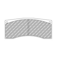 Ferodo DS3000 remblokken voor FORD Fiesta 1.6 R5 rally (asfalt & gravel) 01.13 - remklauw BREMBO - F-RP3087R - FRP3087R - 3661768324387
