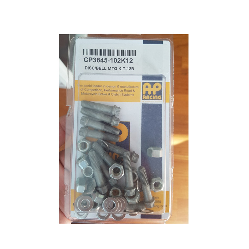 Ap Racing boutenset 12 stuks 0,25"UNFx1,062" 6pans - AP-CP3845-102K12 - CP3845-102K12 - 3661768335123