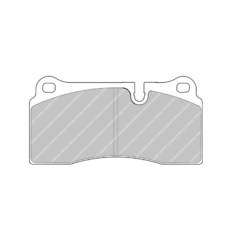 Ferodo DS1.11 remblokken achter voor AUDI R8 4.2 FSI quattro 04.07 - 09.10 remklauw BREMBO - F-CP1281W - FCP1281W - 3661768544853
