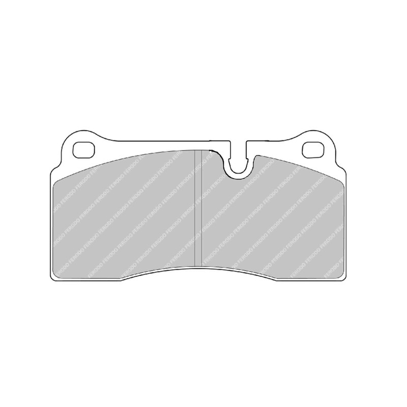 Ferodo DS1.11 remblokken achter voor AUDI R8 4.2 FSI quattro 04.07 - 09.10 remklauw BREMBO - F-CP1281W - FCP1281W - 3661768544853