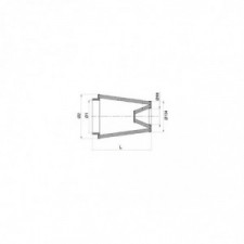 Filtre conique BMC Twin Air diamètre 1: 141mm 191-134/69 H2: 230mm