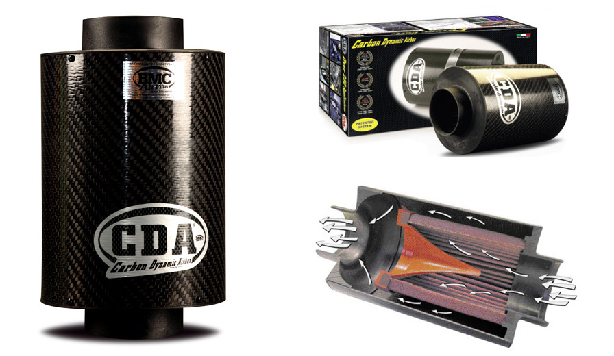 Universele carbon luchtkast voor motoren groter dan 1.6L - BMC-CDA85-150 - CDA85-150