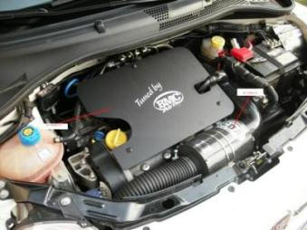 Cutie de aer dinamică din carbon BMC pentru Fiat 500 1.4 16V 100 Hp - BMC-CDASP-43 - CDASP-43