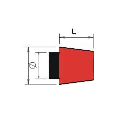BMC conisch luchtfilter diameter 1: 70mm 115-84 H2 bias: 100mm - BMC-SS70-70 - SS70-70