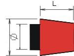 BMC conisch luchtfilter diameter 1: 70mm 115-84 H2 bias: 100mm - BMC-SS70-70 - SS70-70