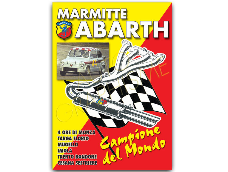 Poster Abarth Marmitte - AG-MABA01 - MABA01 - 36617681496950