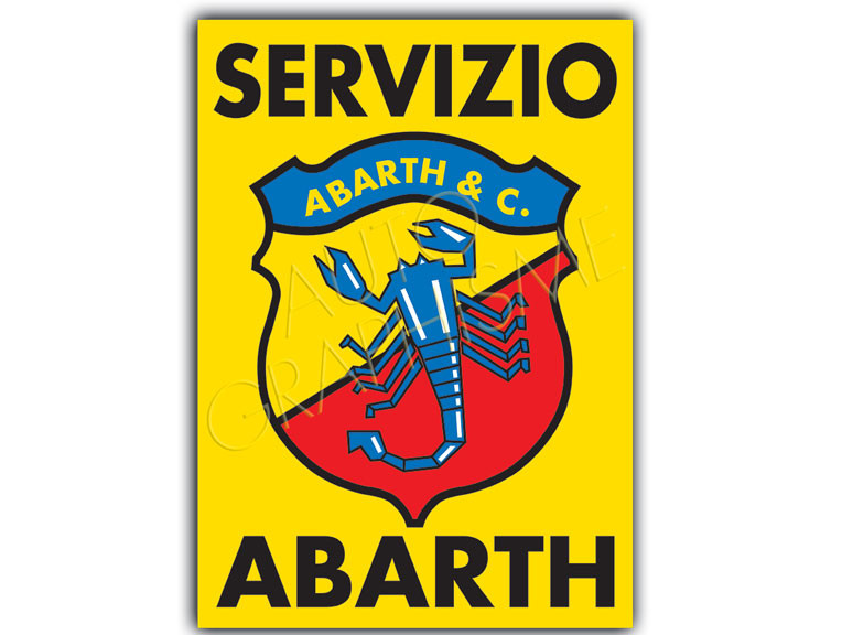 Afiş Abarth Servis - AG-SABAI01 - SABAI01 - 36617681496970