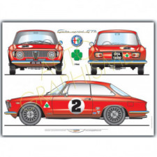 Alfa Romeo GTA poster