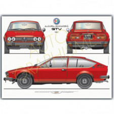 Poster Alfa Romeo GTV 2.0l