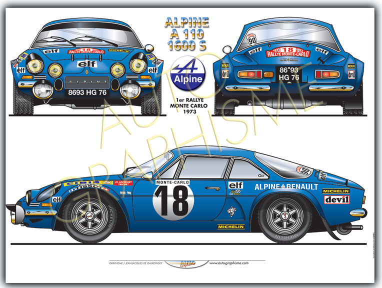 Poster ALPINE 1600 S Mc - AG-ALP01 - ALP01 - 36617681497210