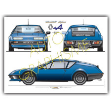 ALPINE A 310 V6 Poster - AG-ALP02 - ALP02 - 36617681497220