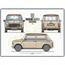 Poster Austin Mini Special Printemps