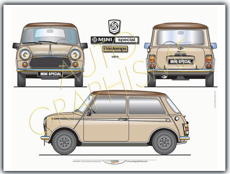 Poster Austin Mini Special Primavera - AG-AUS01 - AUS01 - 36617681497290