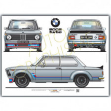 Poster BMW 2002 Turbo
