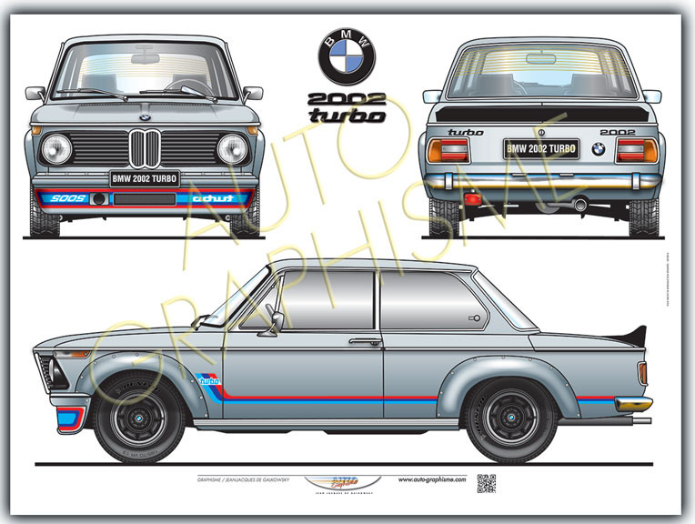 Poster BMW 2002 Turbo - AG-BM02 - BM02 - 36617681497317