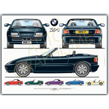 BMW Z1 poster - AG-BM03 - BM03 - 36617681497327