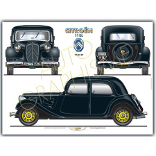 Poster Citroën Tractie 11 BL - AG-CIT04 - CIT04 - 36617681497397