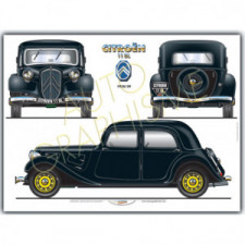 Poster Citroën Traction 11 BL