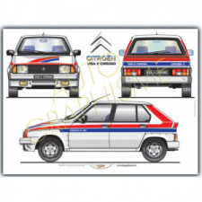 Citroën Visa Chrono poster