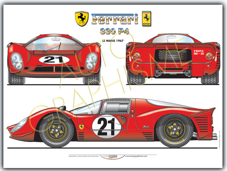Ferrari P4 poster - AG-FER01 - FER01 - 36617681497454