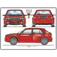 Lancia Delta Integrale poster
