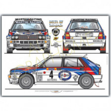 Lancia Delta Integrale Mc poster